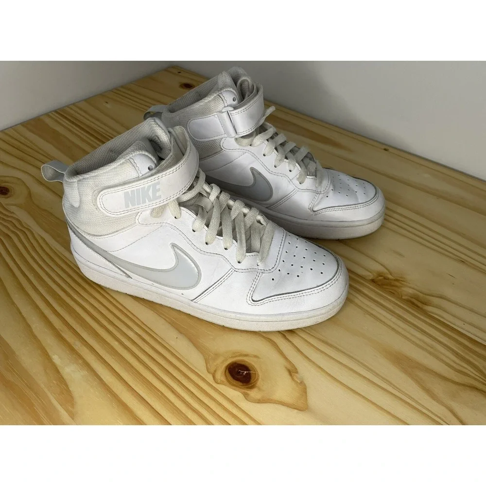 Nike Youth All Day Play High Top Size 6.5Y Sneakers White CD7782-109